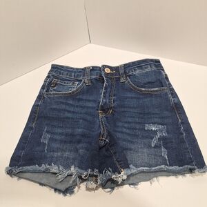 KanCan Dark Blue Jean Shorts